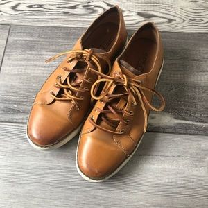 Sperry Top-Sider Tan Men Clipper Ltt Lace Up Shoes